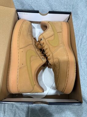 Men's Low-Top Suede Sneakers in Wheat - Nike